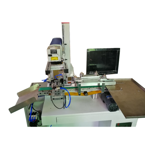 Axial coated capacitor laser machine