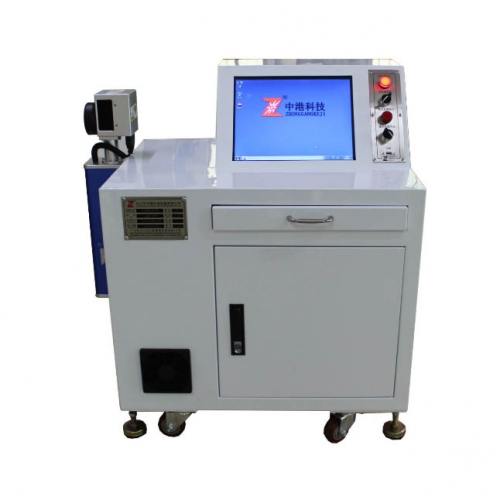 Supporting assembly line flying laser marking machine