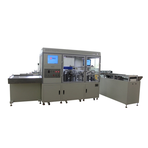 Four-lead capacitor laser marking whole foot cutting machine